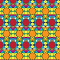 Seamless Bright Pattern in a Rectilinear Style. Background for Textile and Other Design Solutions Royalty Free Stock Photo