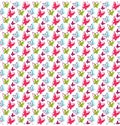 Seamless Bright Spring Summer Butterfly Pattern