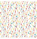 Seamless bright vertical wave abstract pattern