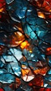 Seamless Broken Glass Pattern for Creative Designs AI Generated Royalty Free Stock Photo