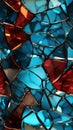 Seamless Broken Glass Pattern for Creative Designs AI Generated Royalty Free Stock Photo