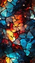 Seamless Broken Glass Pattern for Creative Designs AI Generated Royalty Free Stock Photo