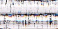 Seamless broken printer streaky faded lines CMYK color ink toner texture overlay