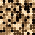 Seamless brown checkered grunge pattern