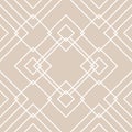 Seamless Brown Diamond Pattern Made From Straight Lines To Create Fabric And Wallpaper.