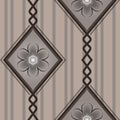 Seamless brown diamond pattern.