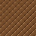 Seamless brown leather texture pattern background Royalty Free Stock Photo