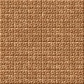 Seamless brown mosaic floor tiling pattern Royalty Free Stock Photo