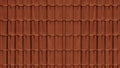 Seamless brown orange top view tile roof / noun texture background Royalty Free Stock Photo
