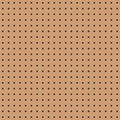 Seamless brown peg board texture pattern
