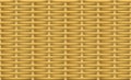 Seamless brown weave rattan pattern, vector art