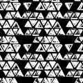 Seamless brushpen textile doodle pattern grunge texture