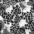 Seamless brushpen textile doodle pattern grunge texture