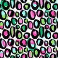 Seamless brushpen textile doodle pattern grunge texture Royalty Free Stock Photo