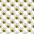 Seamless Bumblebee Background