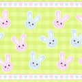 Seamless bunny strip