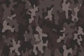 seamless burgundy camouflage texture skin pattern vector for military textile. Usable for Jacket Pants Shirt and Shorts. Royalty Free Stock Photo