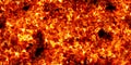 Seamless burning wild fire flames background texture