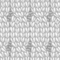 Seamless cables front pattern. Royalty Free Stock Photo
