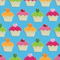 Seamless cake wallpaper