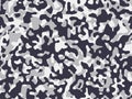 Seamless camouflage for army. White snow camo texture. Military woodland pattern for fabric print. Vector Royalty Free Stock Photo