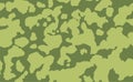 Seamless camouflage pattern. Khaki texture, vector illustration. Camo print background. Abstract military style backdrop Royalty Free Stock Photo