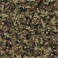 Seamless camouflage pattern. Khaki texture, vector illustration