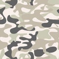 Seamless camouflage pattern. Khaki texture, vector illustration.