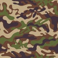 Seamless camouflage pattern Royalty Free Stock Photo