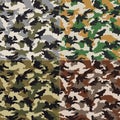 Seamless camouflage pattern Royalty Free Stock Photo