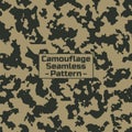 Seamless camouflage patterns Royalty Free Stock Photo