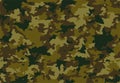 Seamless camouflage texture skin pattern vector for military textile. Usable for Jacket Pants Shirt and Shorts. Army camo masking Royalty Free Stock Photo