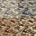 Seamless camouflage wallpaper pattern