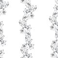 Seamless campanula pattern