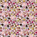 Seamless candy pattern