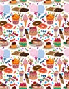 Seamless candy pattern