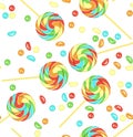 Seamless candy pattern