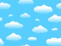 Seamless Cartoon Cloud