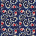 Seamless cashmere pattern