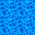 Seamless caustic overlay. Ripple Caustics. caustics below water surface. Pool water with shiny rays Royalty Free Stock Photo
