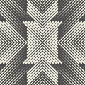 Seamless Celtic Pattern. Monochrome Sacred Geometry Background