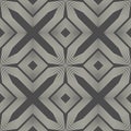 Seamless Celtic Pattern. Monochrome Sacred Geometry Background