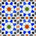 Seamless ceramic tile in the Spanish Andalusian style
