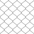 Seamless chainlink fence