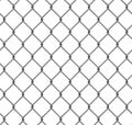 Seamless chainlink fence 3d rendering Royalty Free Stock Photo