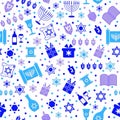 Seamless Chanukah Pattern