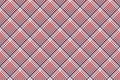 Seamless check fabric texture tablecloth pattern