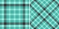 Seamless check textile of fabric vector tartan with a texture background plaid pattern. Set in space colors for luxurious velvet