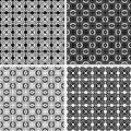 Seamless checked crisscross patterns.