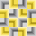 Seamless Checkered Abstract Background yellow gray gradient.